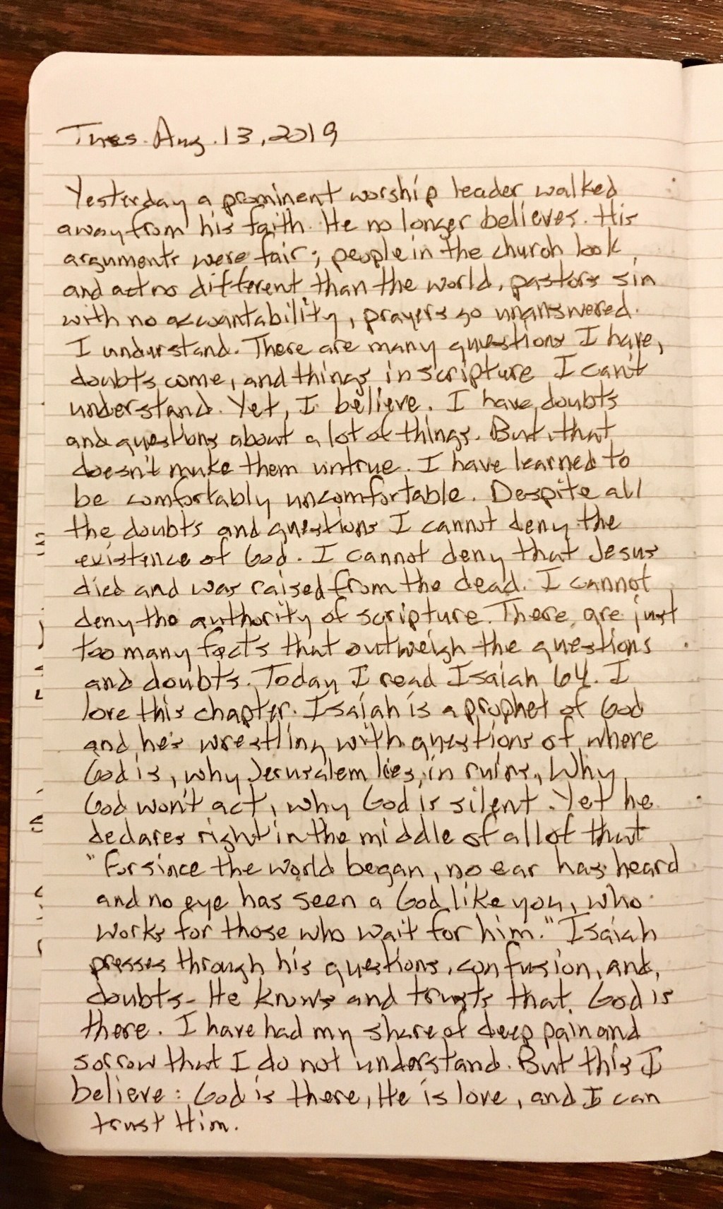 I Have My&nbsp;Doubts